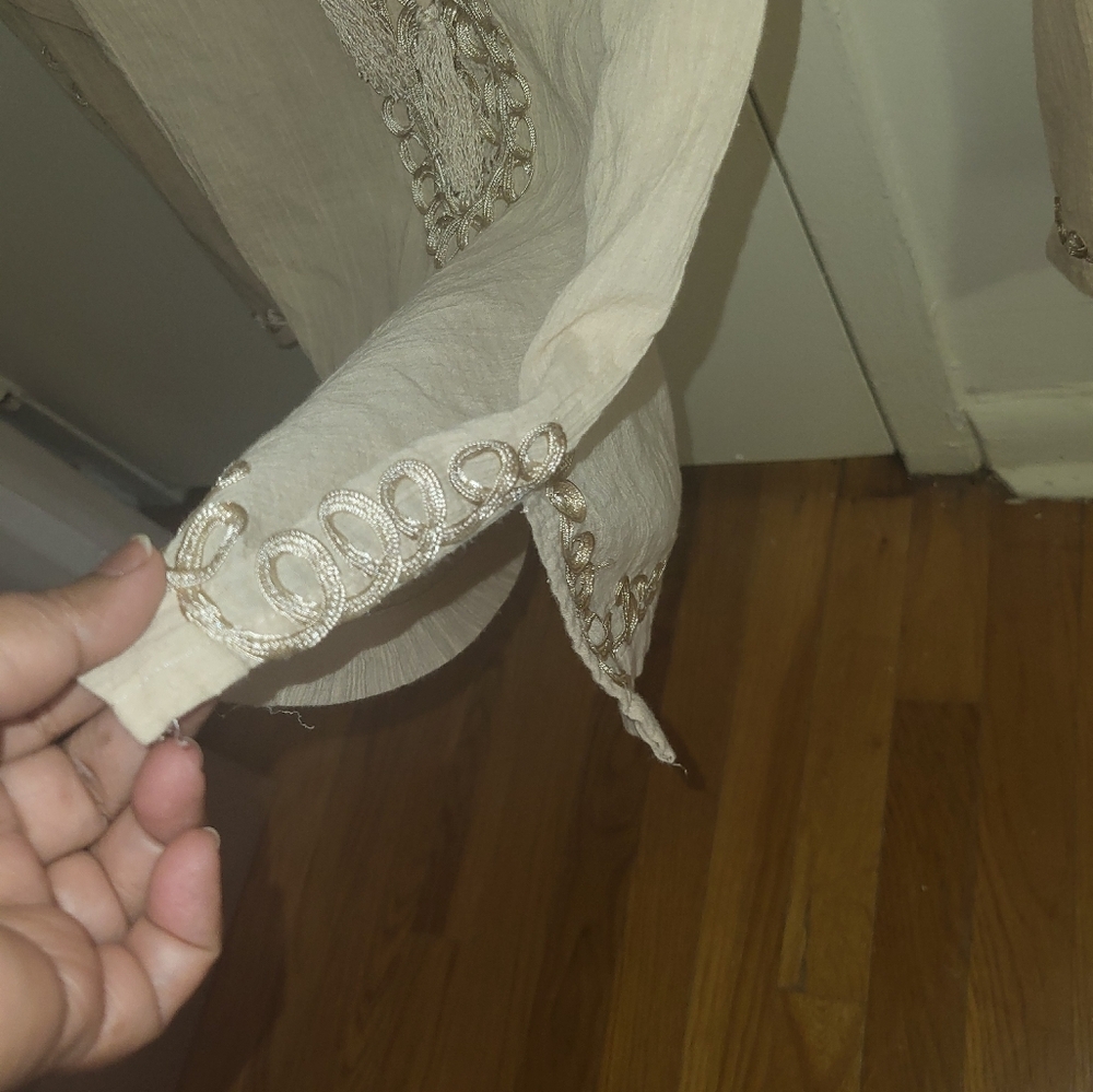 Embellished 3/4 Sleeve Blouse - Picture 6 of 11